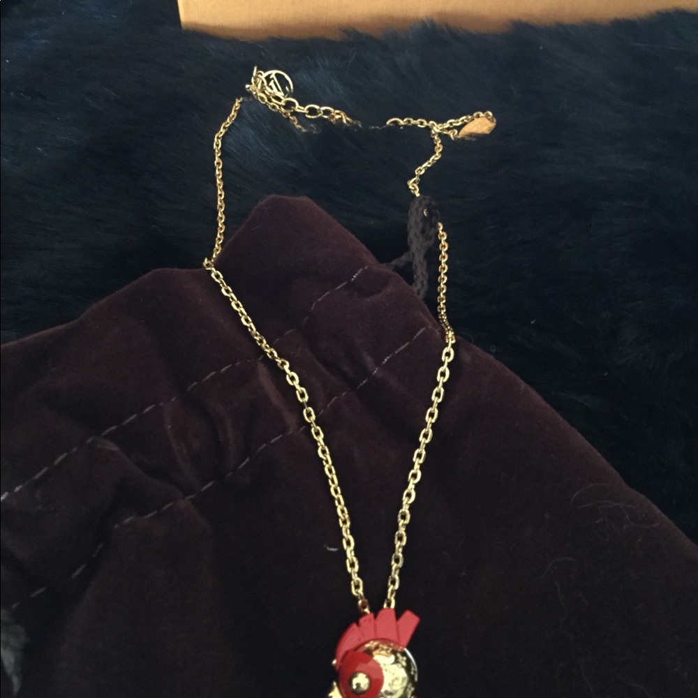 Louis Vuitton year of the rooster necklace